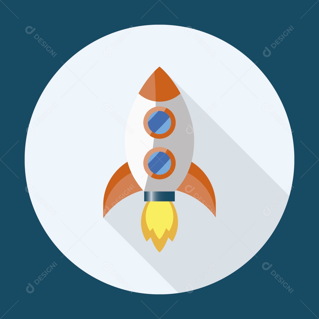 Ícone de Foguete Vetor EPS