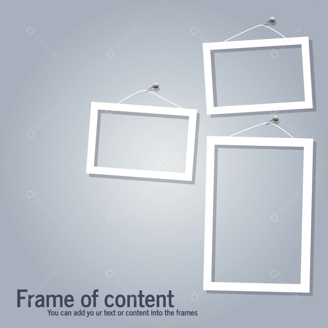 Conjunto de Quadros Vetor EPS