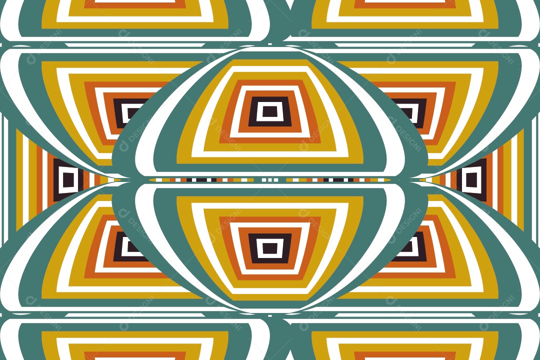 Tapete Africano Textura Tribal Colorida Ilustração Vetor EPS