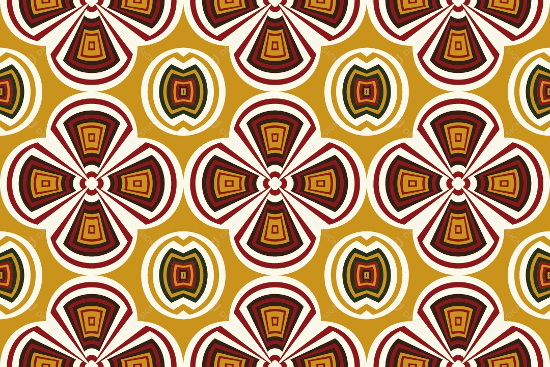 Tapete Africano Textura Tribal Colorida Ilustração Vetor EPS