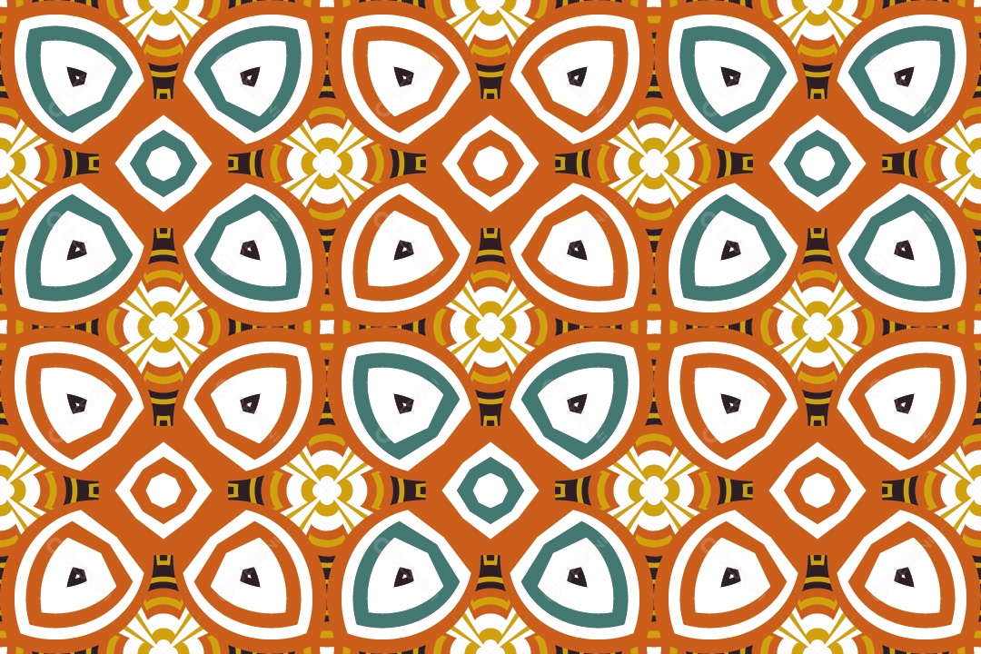 Tapete Africano Textura Tribal Colorida Ilustração Vetor EPS