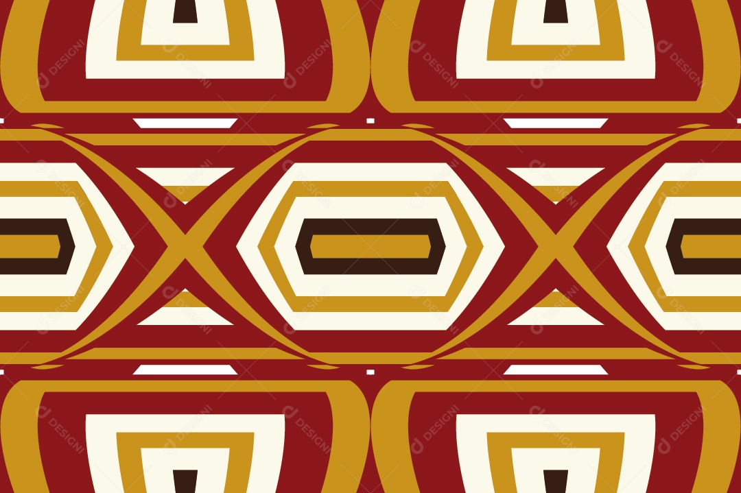 Tapete Africano Textura Tribal Colorida Vetor EPS