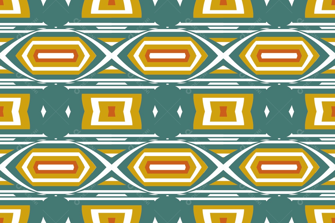 Tapete Africano Textura Tribal Colorida Vetor EPS