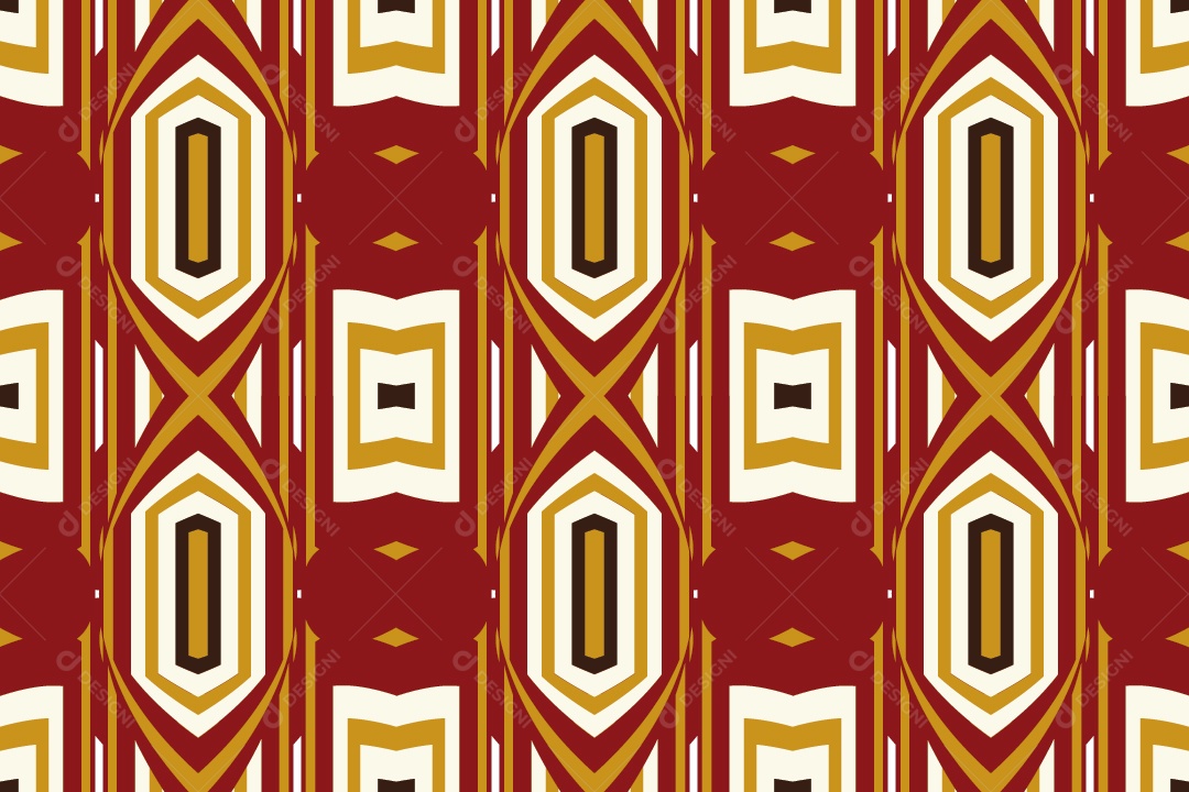 Tapete Africano Textura Tribal Colorida Vetor EPS