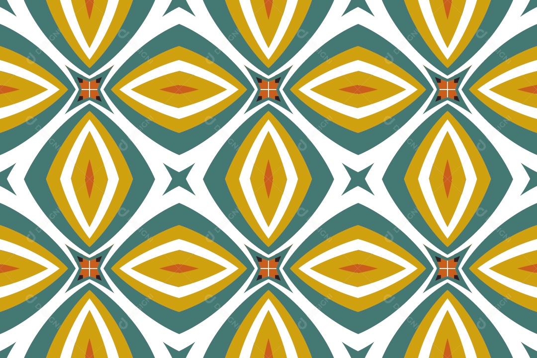 Tapete Africano Textura Tribal Colorida Vetor EPS