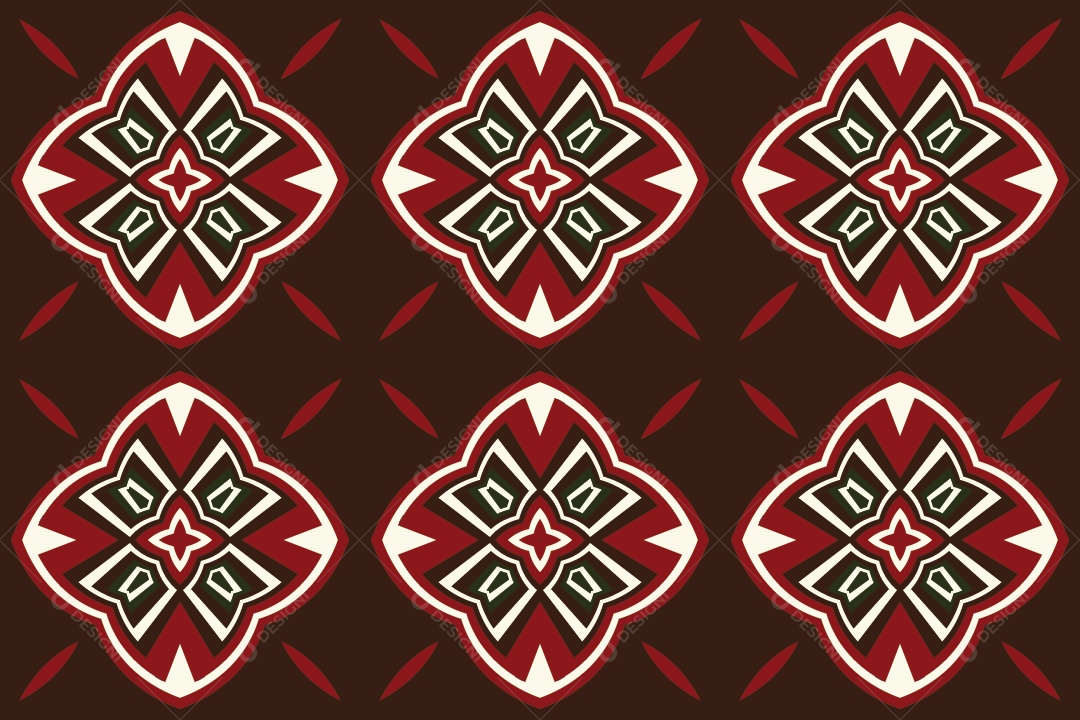 Tapete Africano Textura Tribal Colorida Vetor EPS