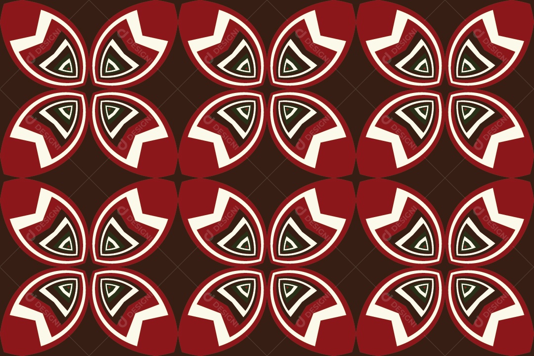 Tapete Africano Textura Tribal Colorida Vetor EPS