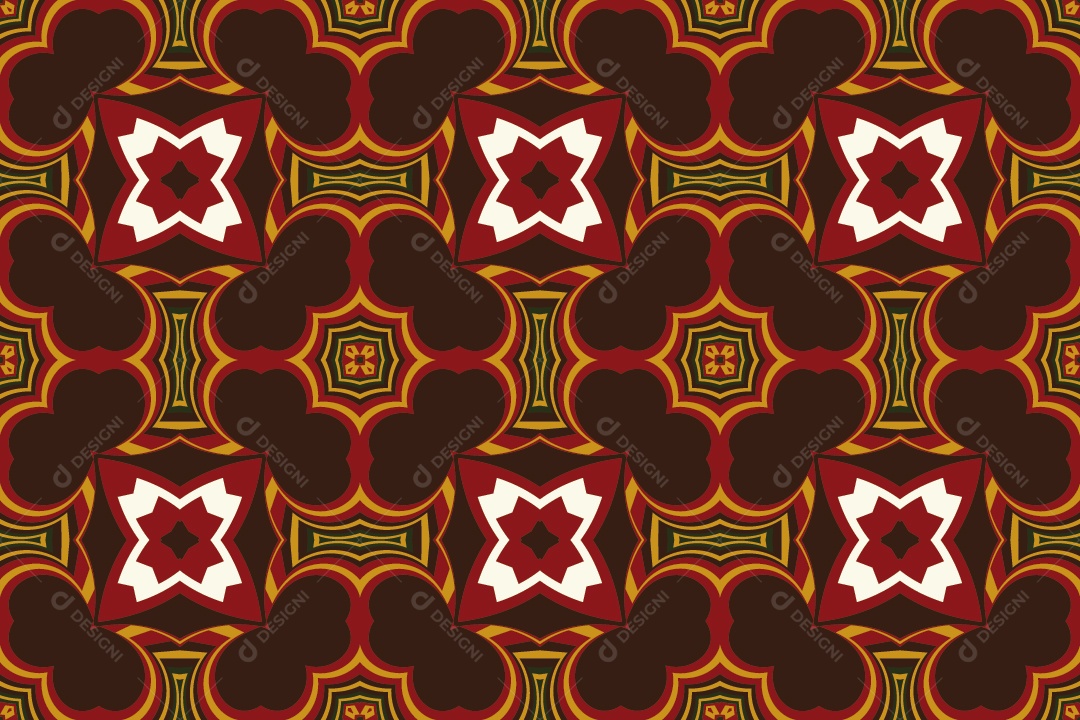 Tapete Africano Textura Tribal Colorida Vetor EPS