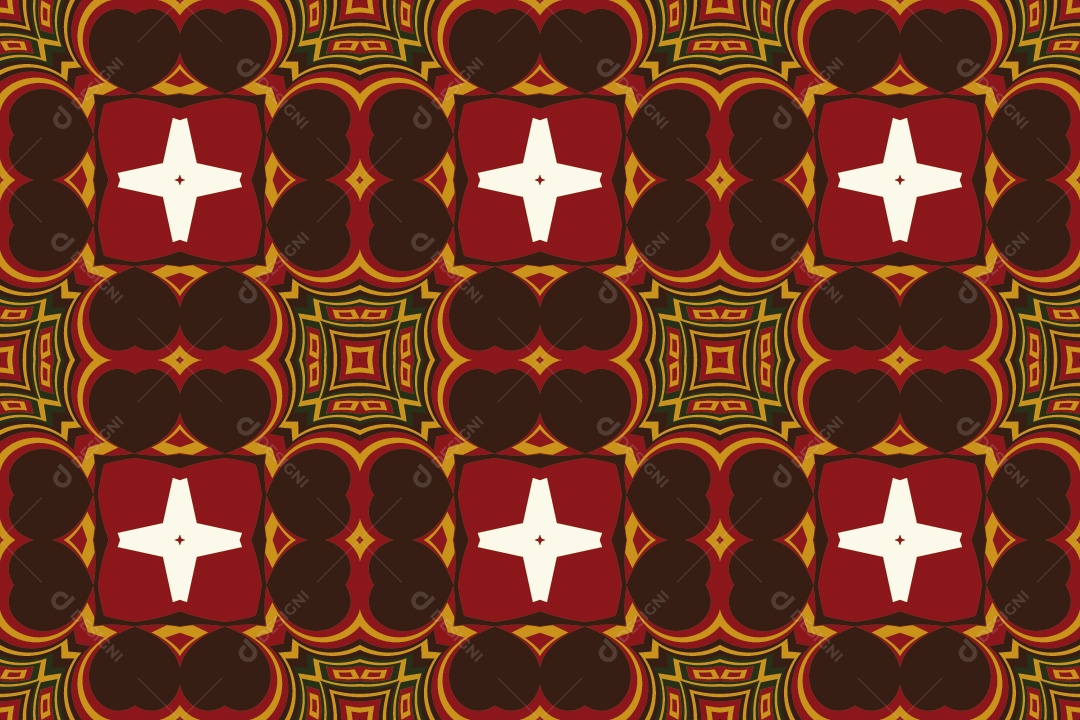 Tapete Africano Textura Tribal Tradicional Vetor EPS