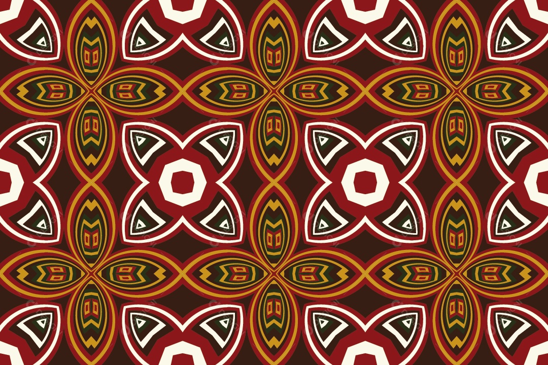 Tapete Africano Textura Tribal Tradicional Vetor EPS