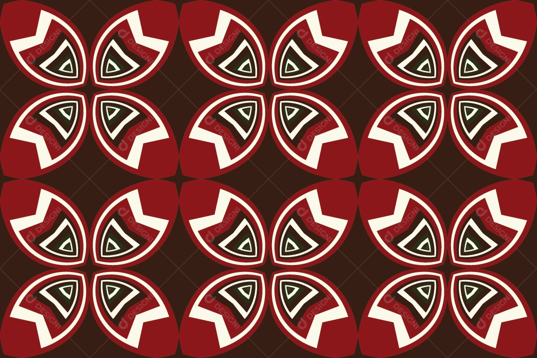 Tapete Africano Textura Tribal Tradicional Vetor EPS