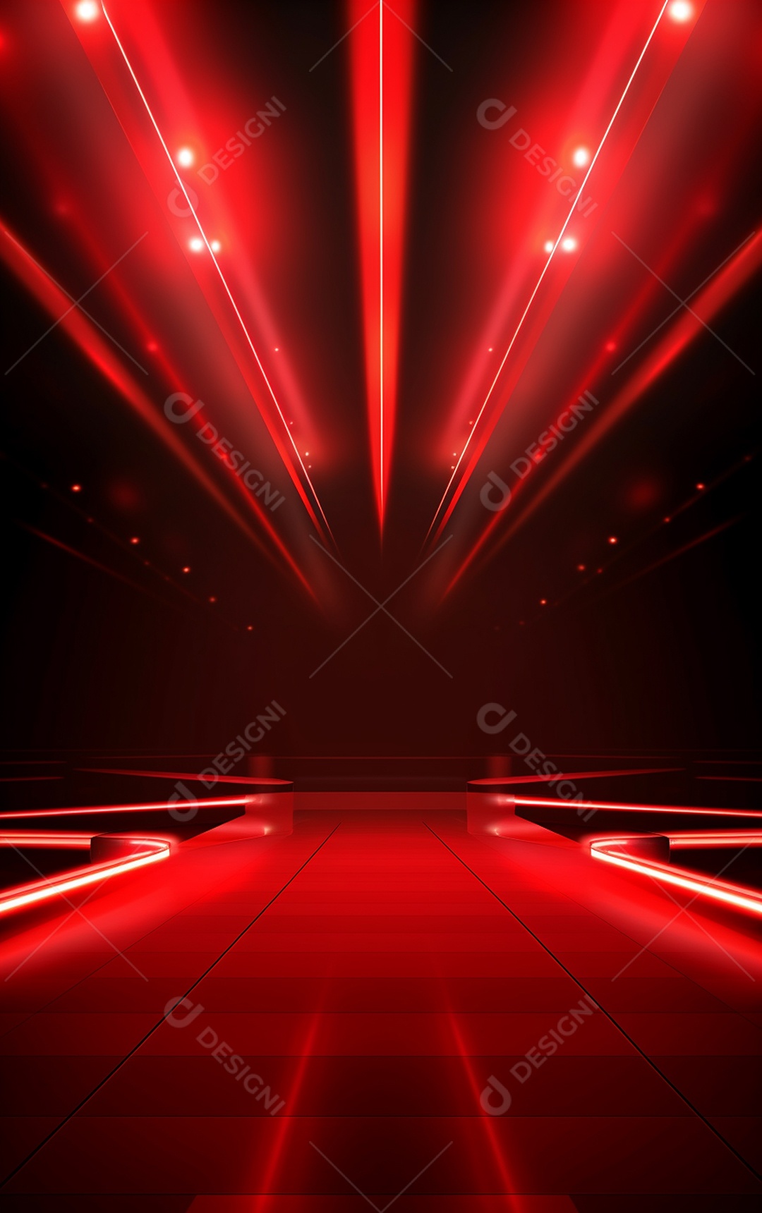 Background de iluminação vermelha