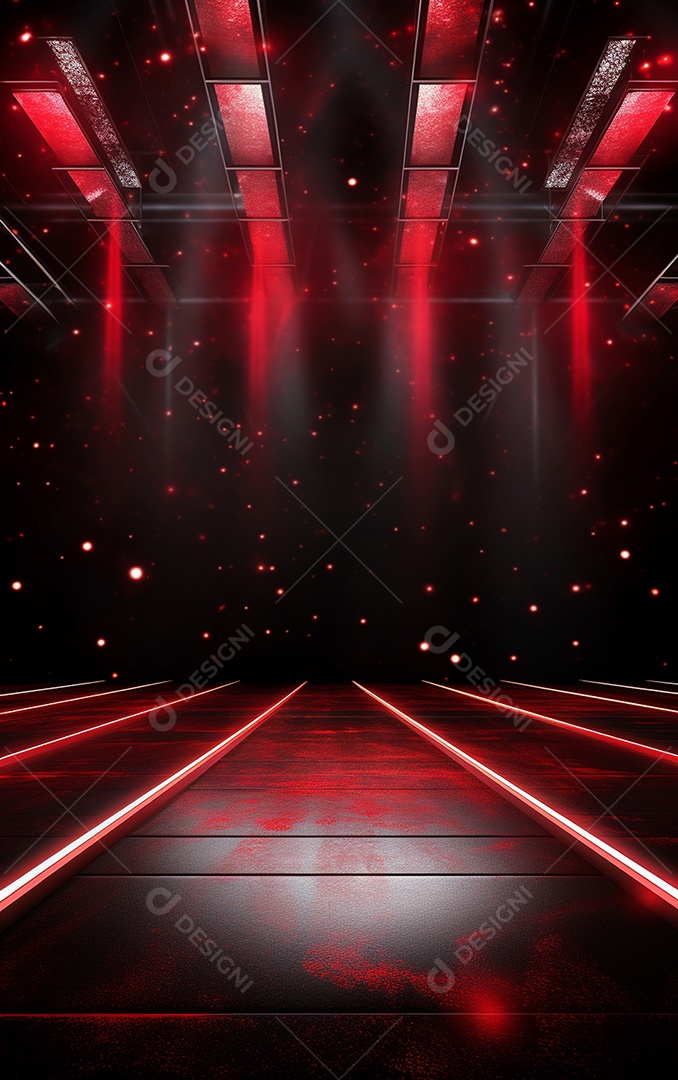 Background de iluminação vermelha