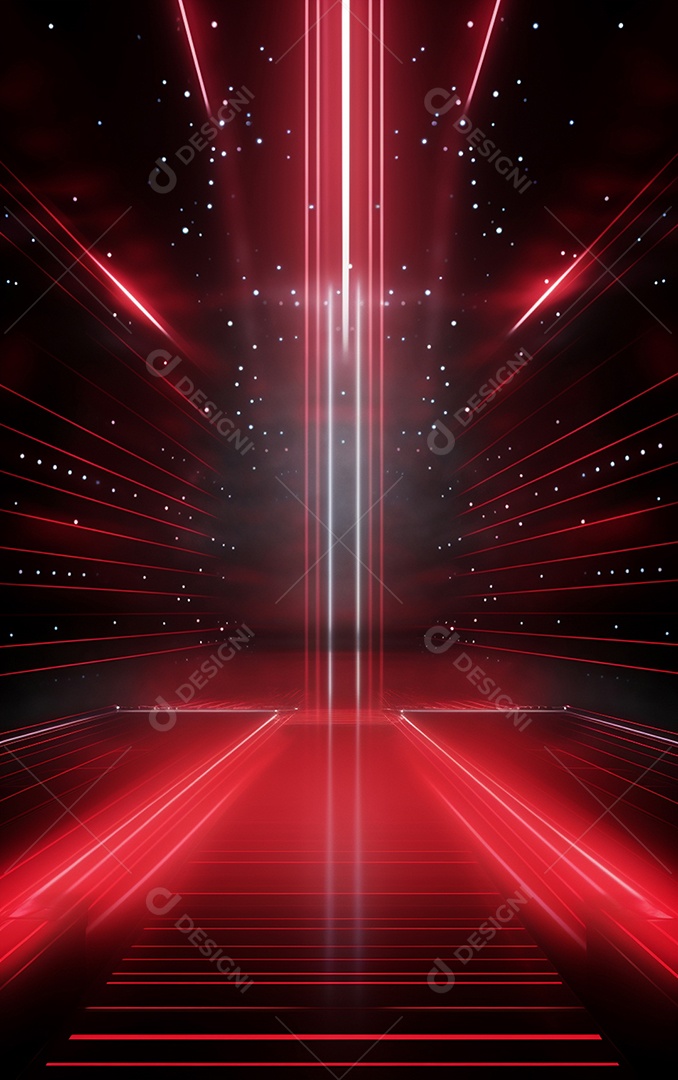 Background de iluminação vermelha