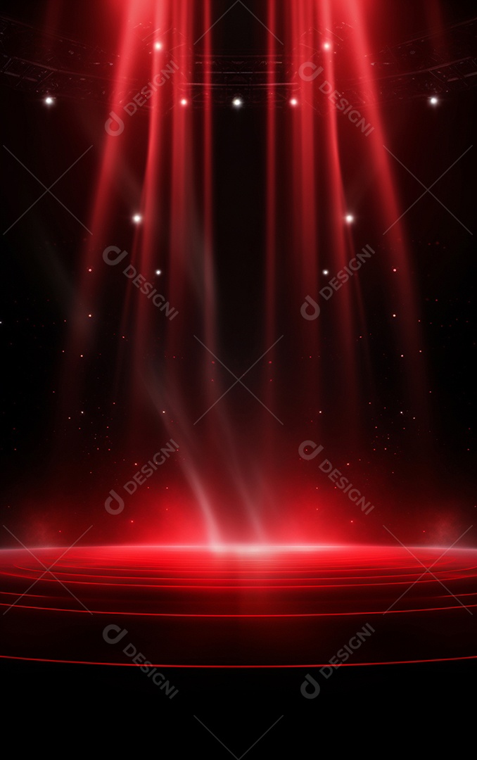 Background de iluminação vermelha