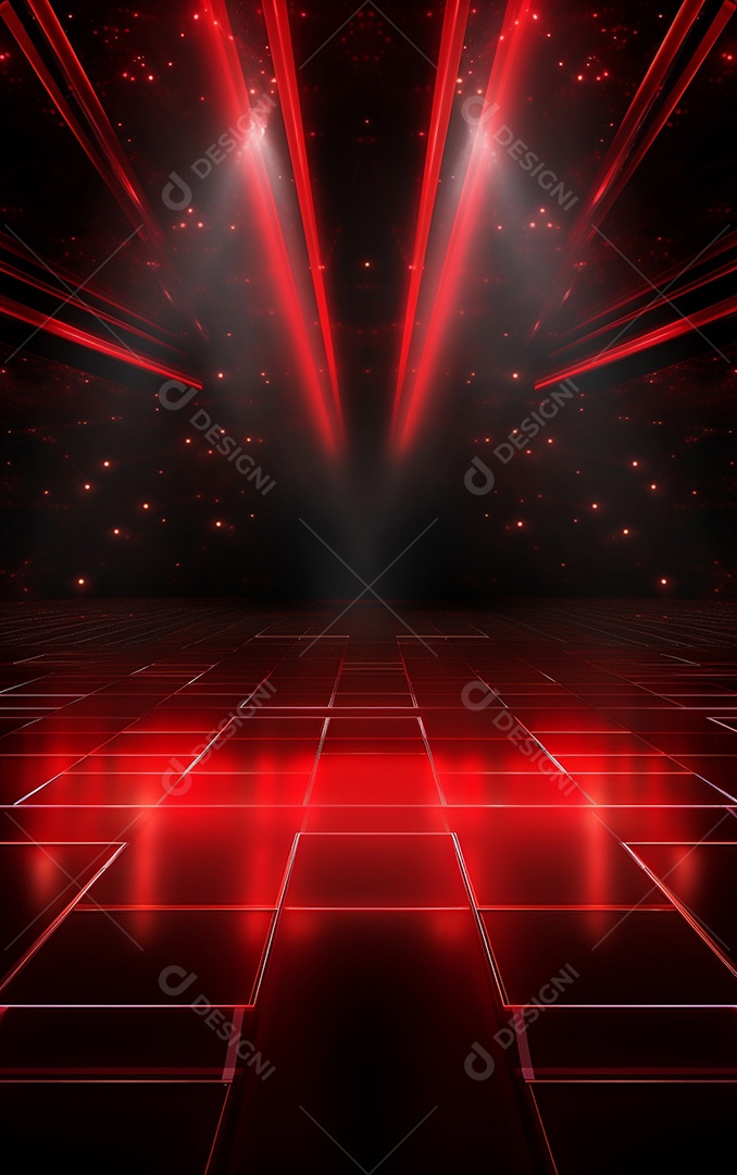 Background de iluminação vermelha