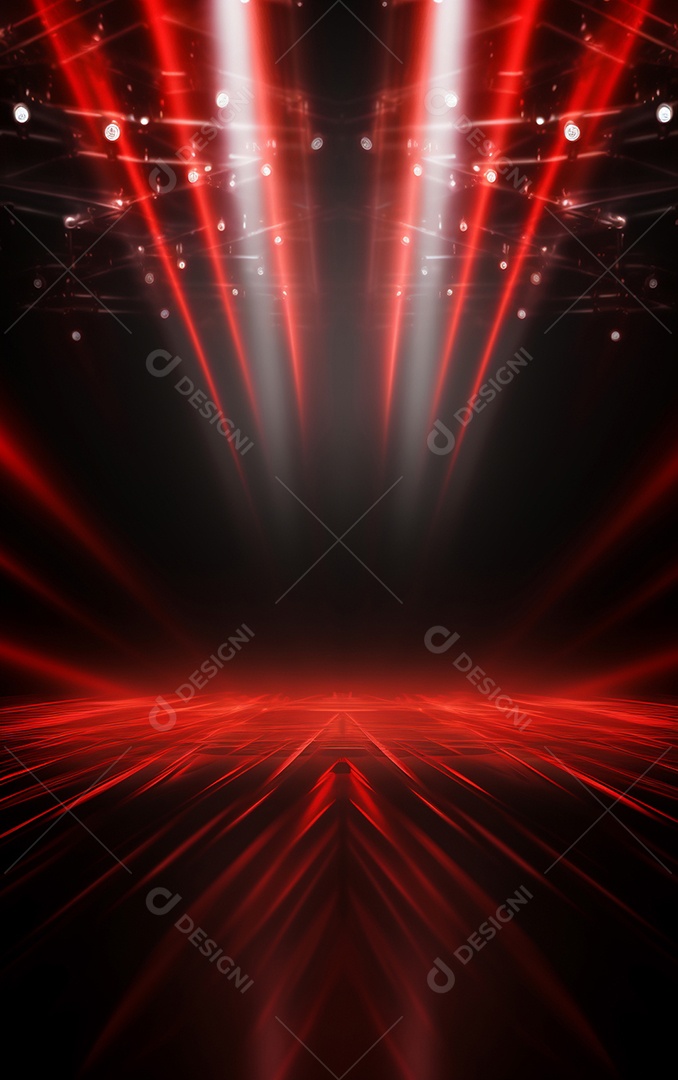 Background de iluminação vermelha