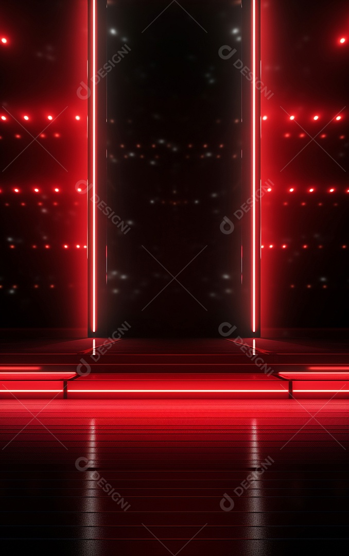 Background de iluminação vermelha