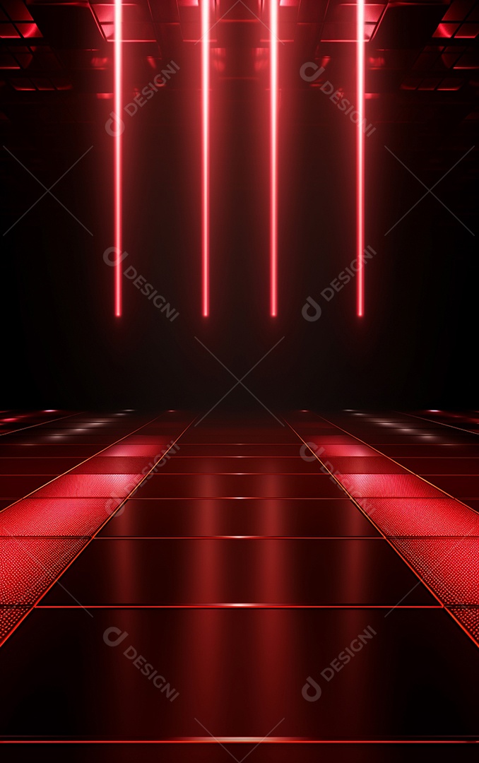 Background de iluminação vermelha