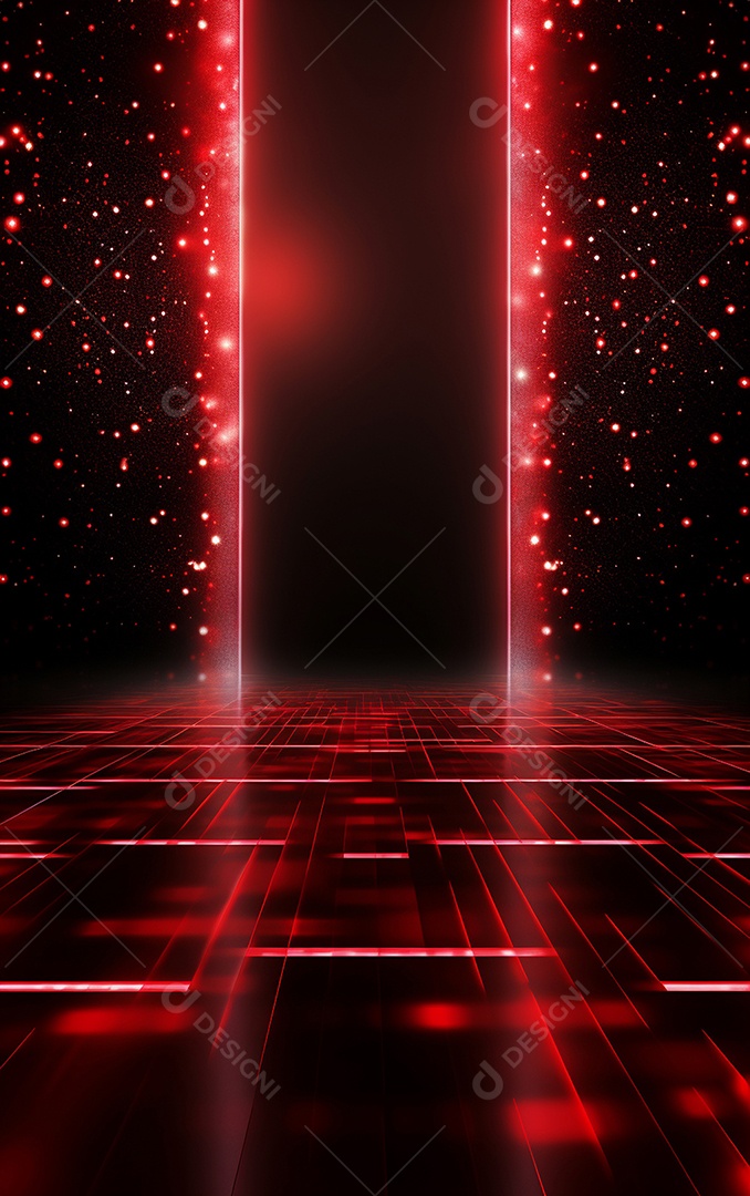 Background de iluminação vermelha