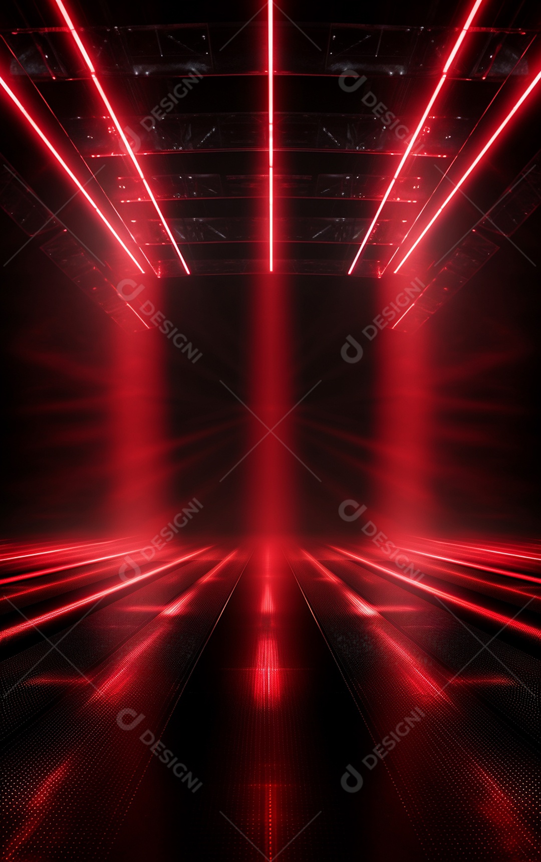 Background de iluminação vermelha