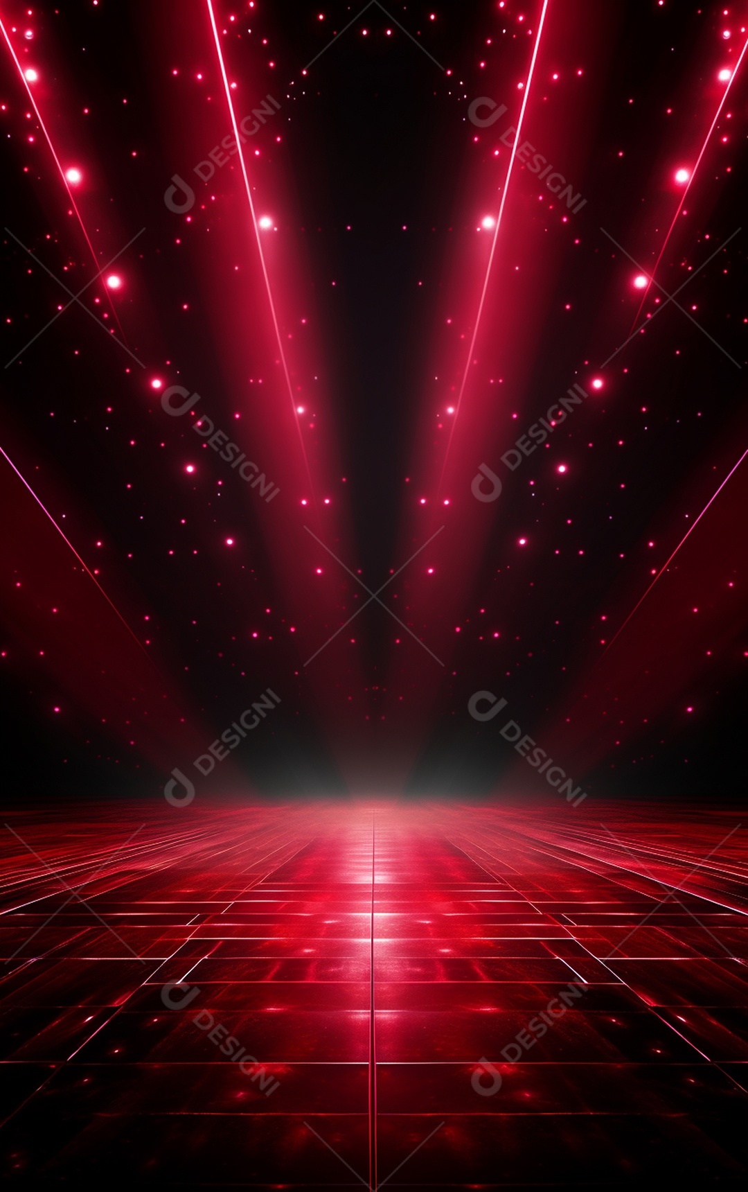 Background de iluminação vermelha