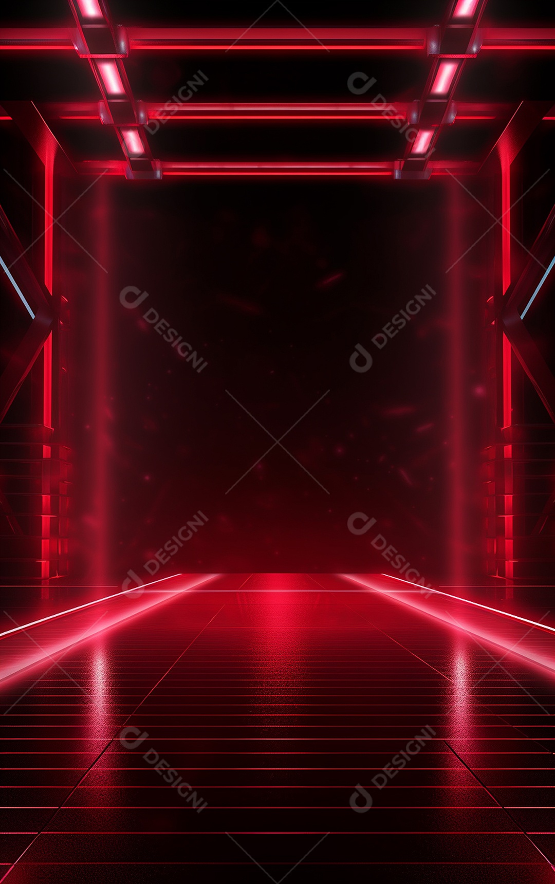 Background de iluminação vermelha