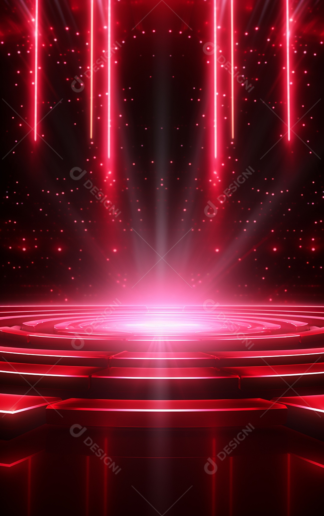 Background de iluminação vermelha