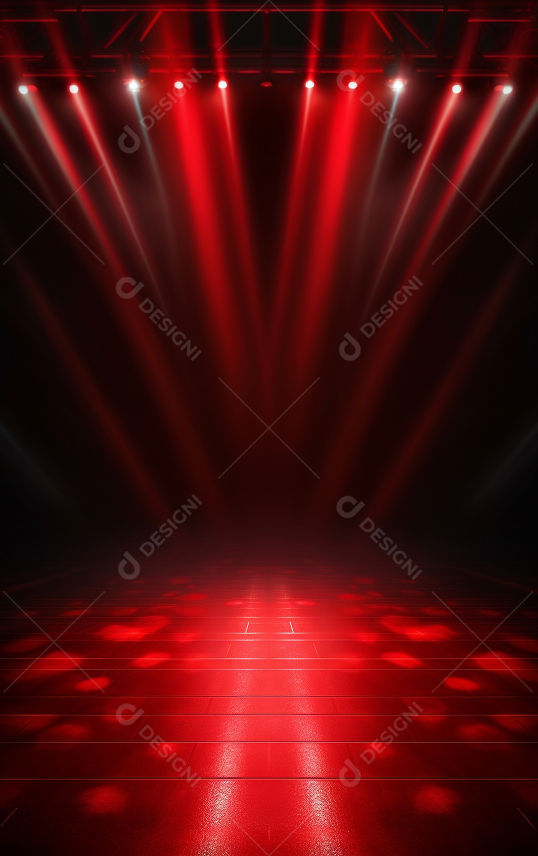 Background de iluminação vermelha