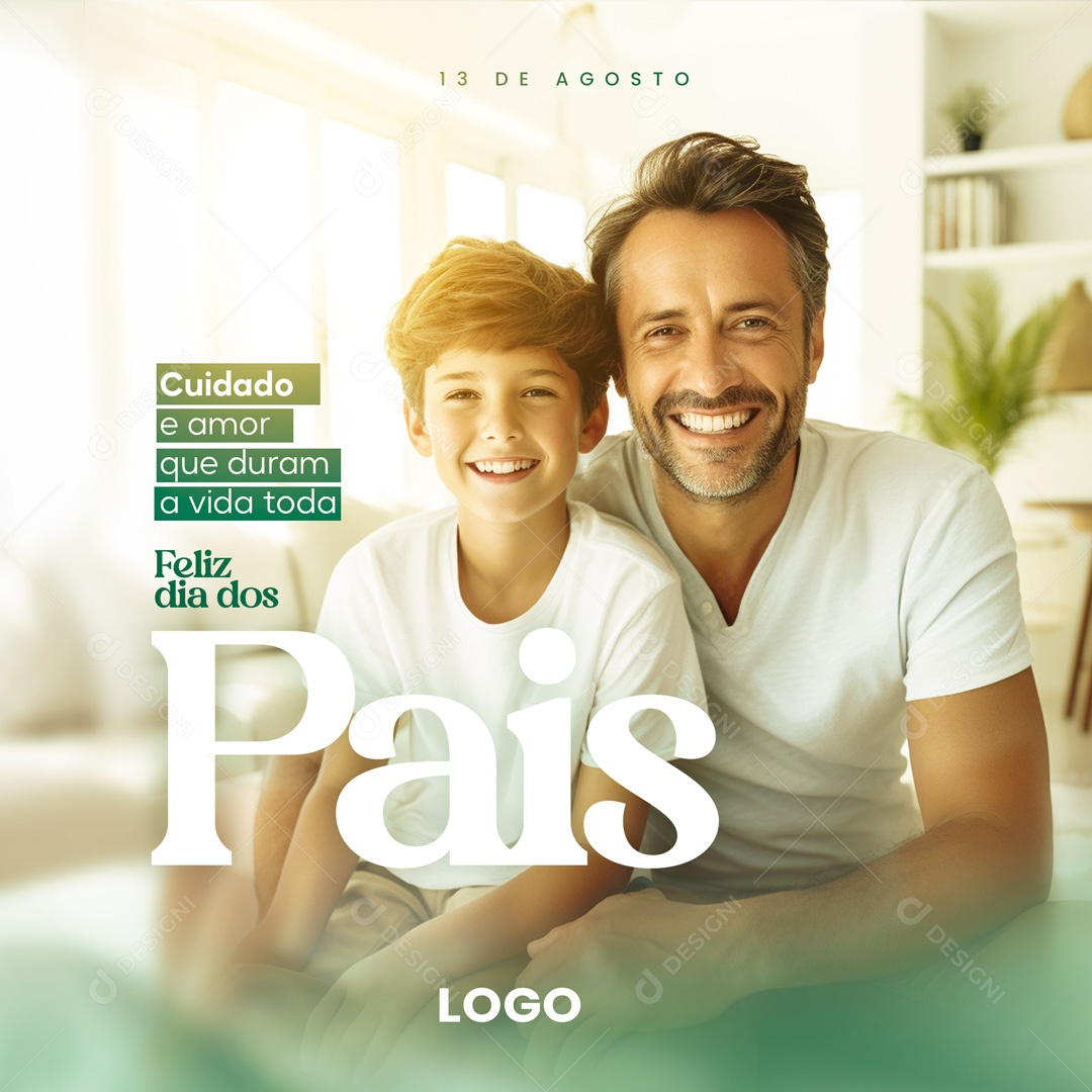Dia dos Pais Social Media PSD Editável