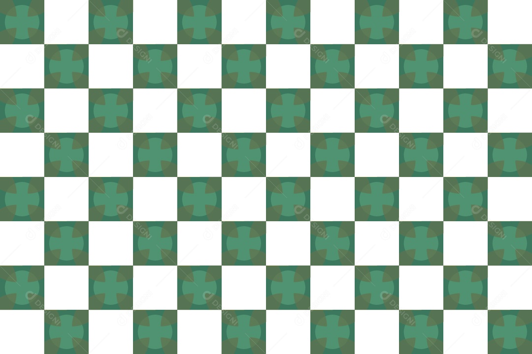 Padrões Geométricos Ilustração Verde Vetor EPS