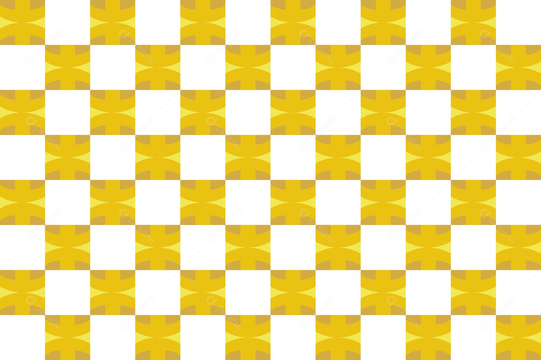 Padrões Geométricos Ilustração Amarelo Vetor EPS