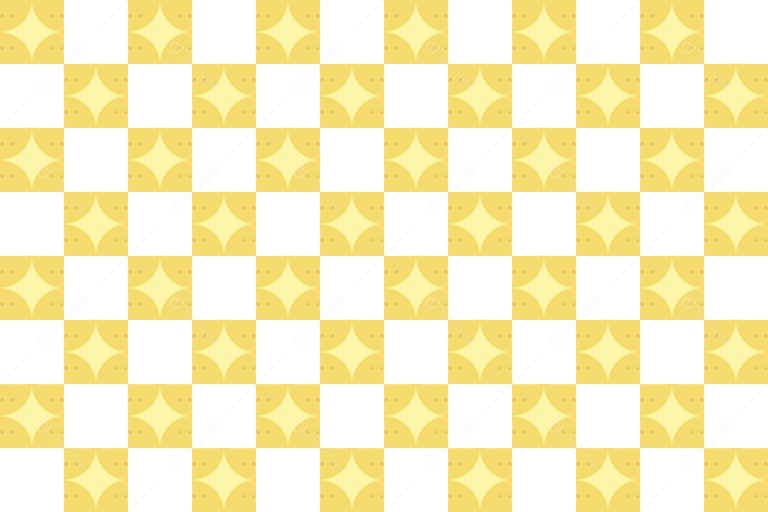 Padrões Geométricos Ilustração Amarelo Vetor EPS