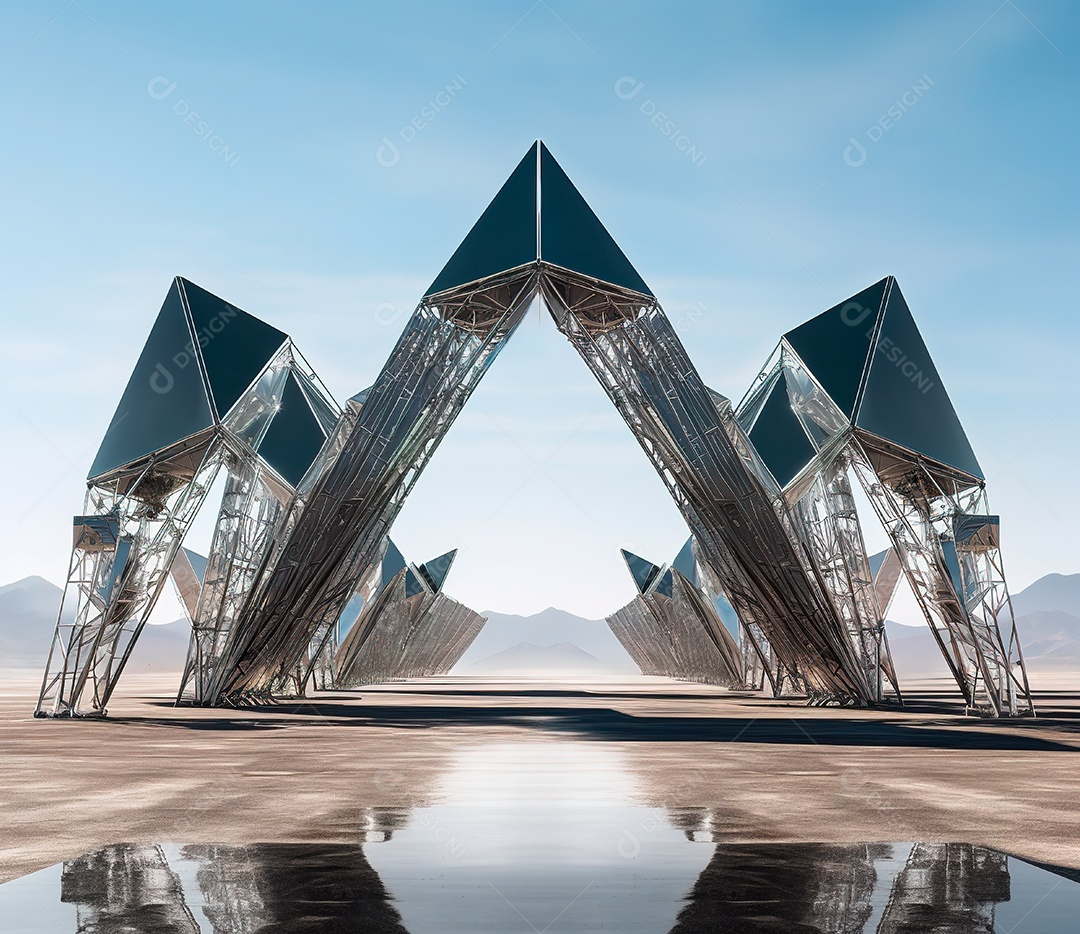 Estrutura de ferro, estilo de palco de metal