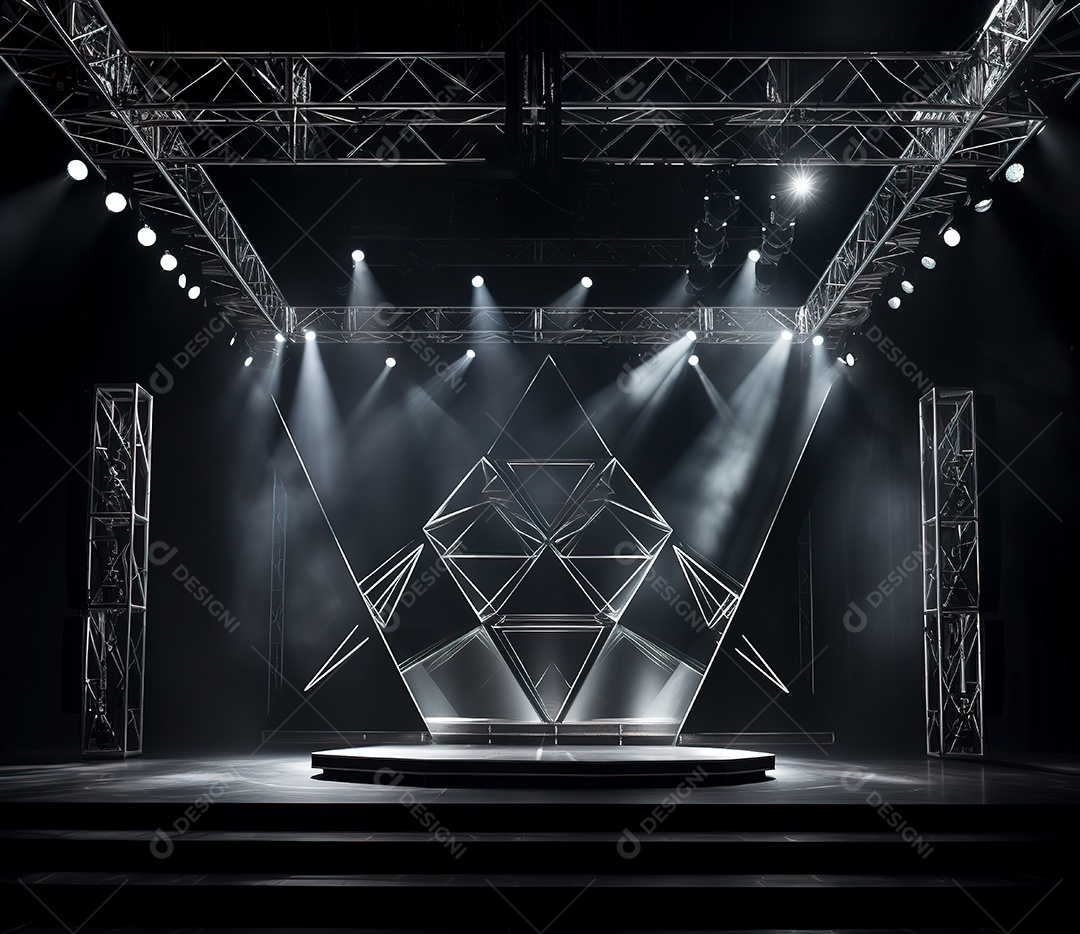 Estrutura de ferro, estilo de palco de metal