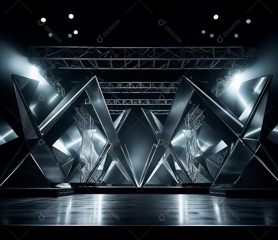 Fotografia de estrutura de ferro, estilo de palco de metal