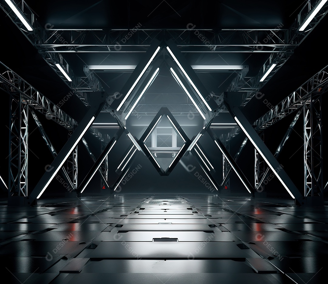 Fotografia de estrutura de ferro, estilo de palco de metal