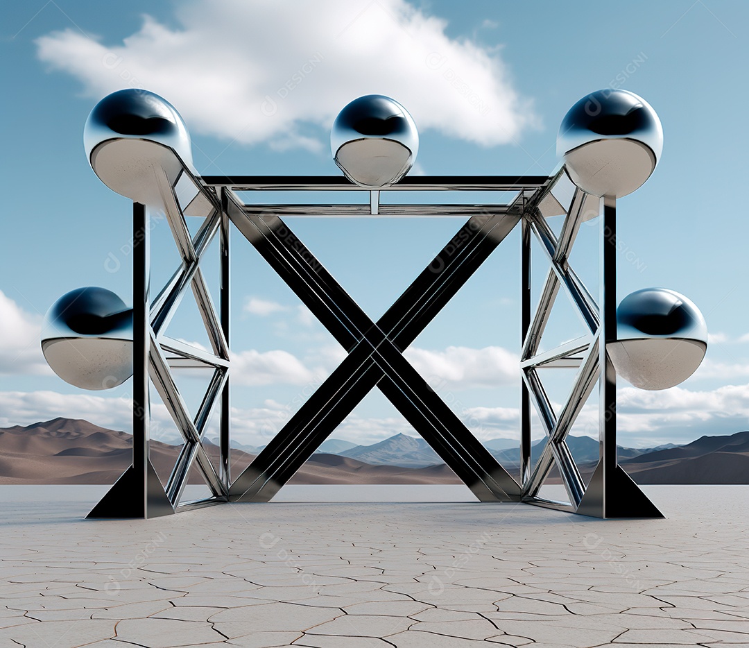 Fotografia de estrutura de ferro, estilo de palco de metal