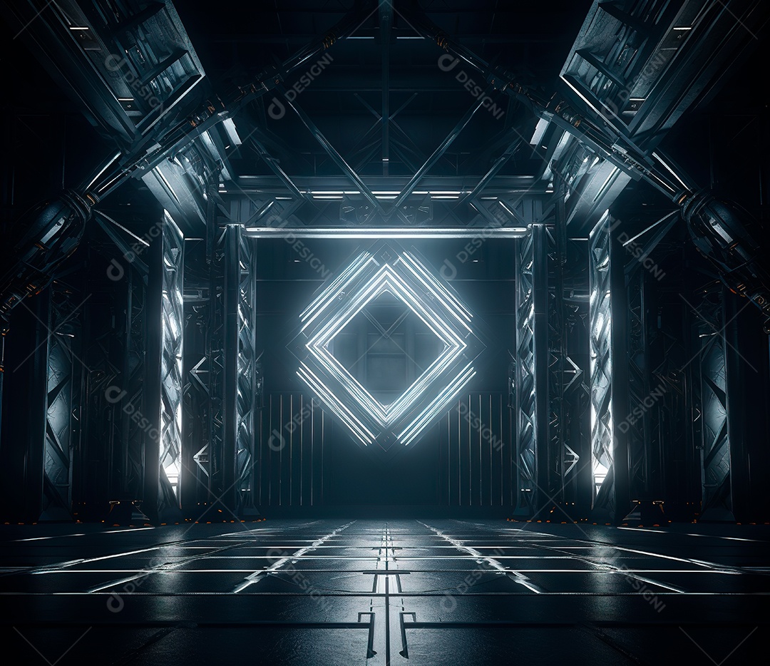 Fotografia de estrutura de ferro, estilo de palco de metal