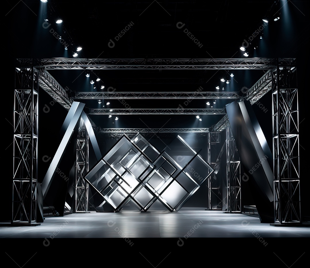 fotografia de estrutura de ferro, estilo de palco de metal137