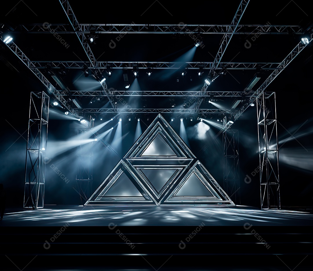 fotografia de estrutura de ferro, estilo de palco de metal150