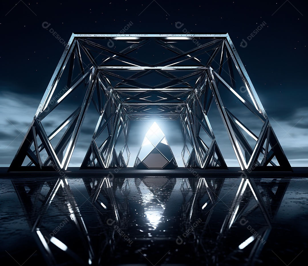 fotografia de estrutura de ferro, estilo de palco de metal254