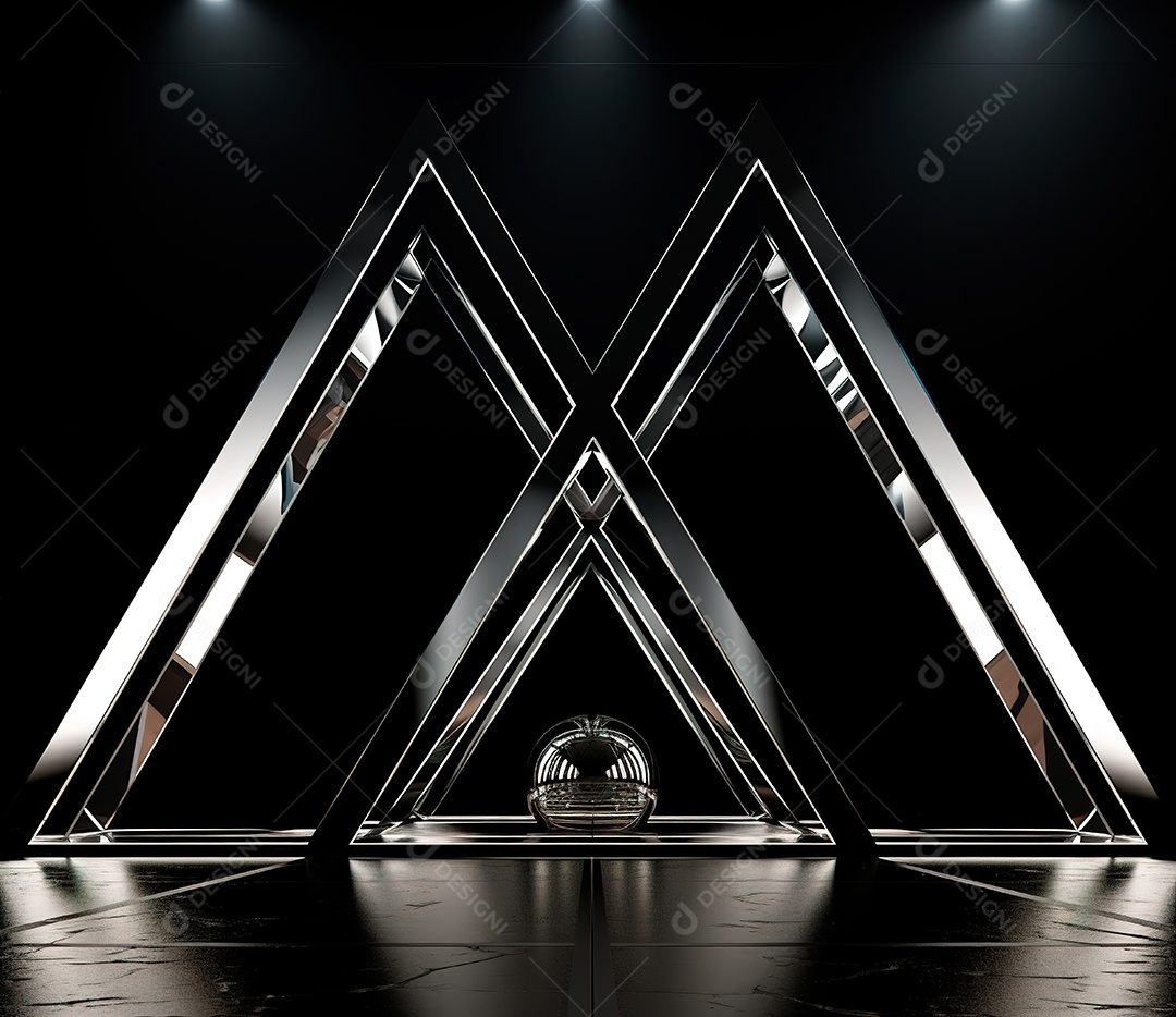 Fotografia de estrutura de ferro, estilo de palco de metal