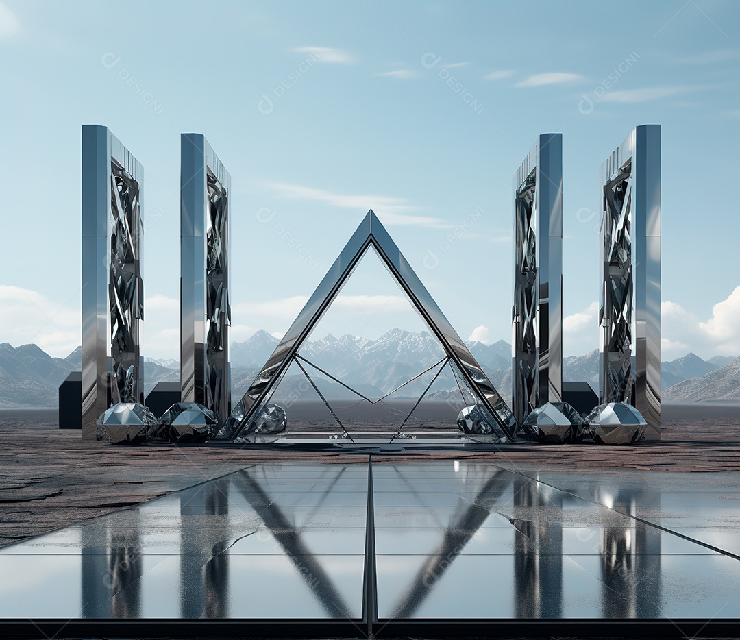 Fotografia de estrutura de ferro, estilo de palco de metal