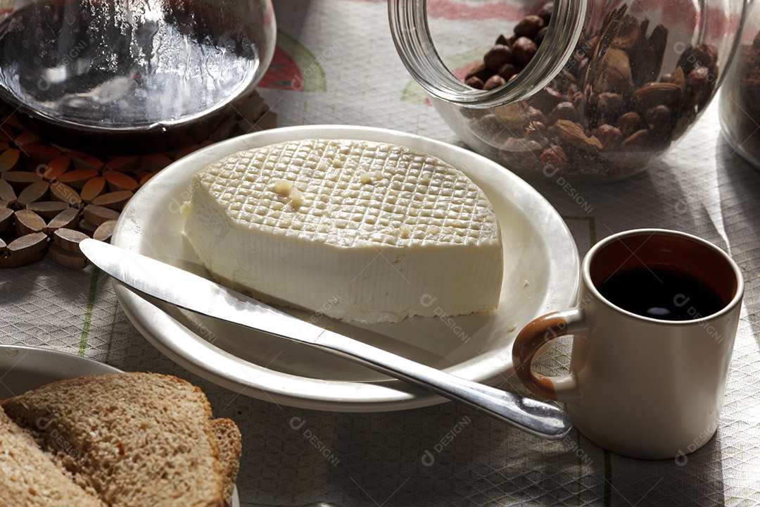 Café da manhã com queijo