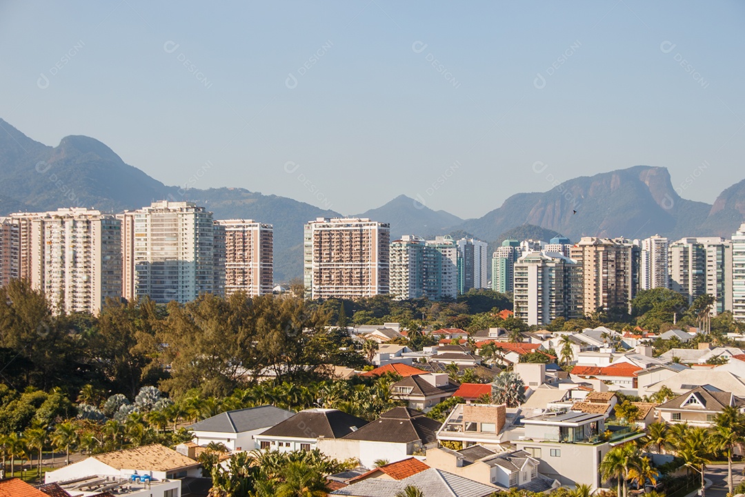 vista da Barra da Tijuca no Rio de Janeiro.
