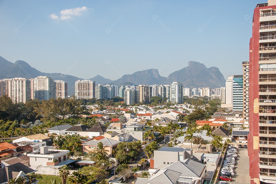 vista da Barra da Tijuca no Rio de Janeiro.