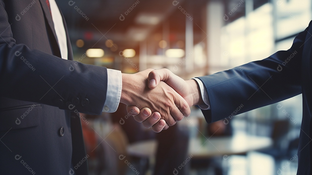 Duas pessoas de negócios discutindo trabalho durante uma reunião