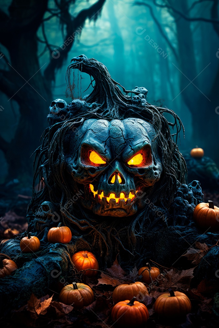 Plano de fundo assustador de halloween