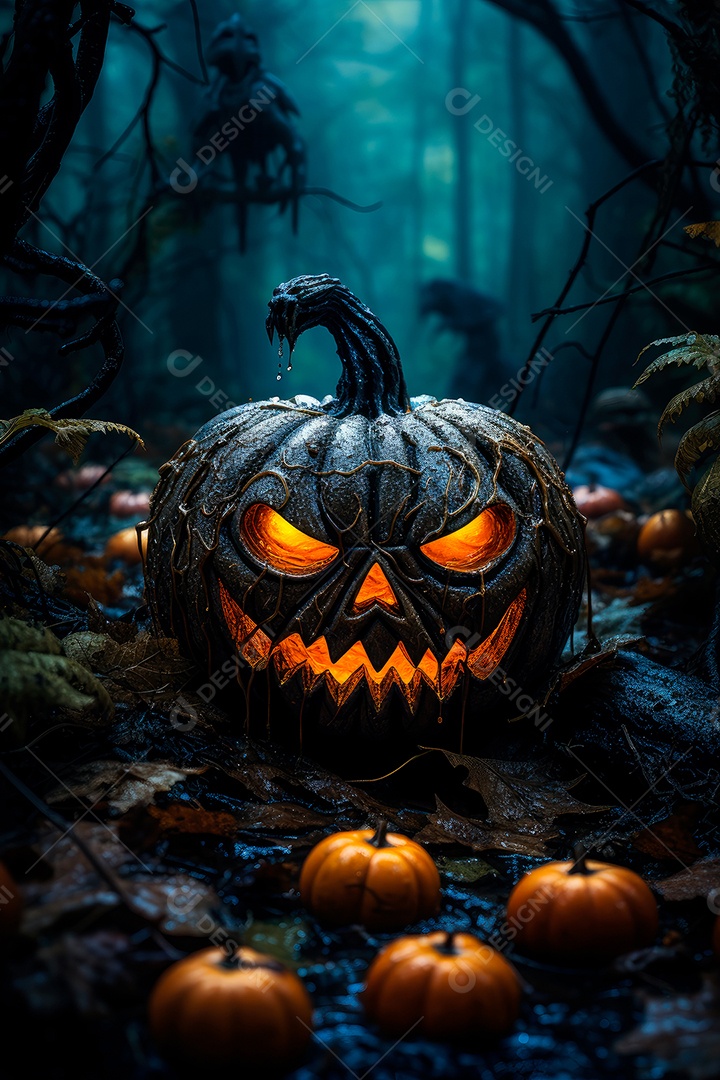 Plano de fundo assustador de halloween73